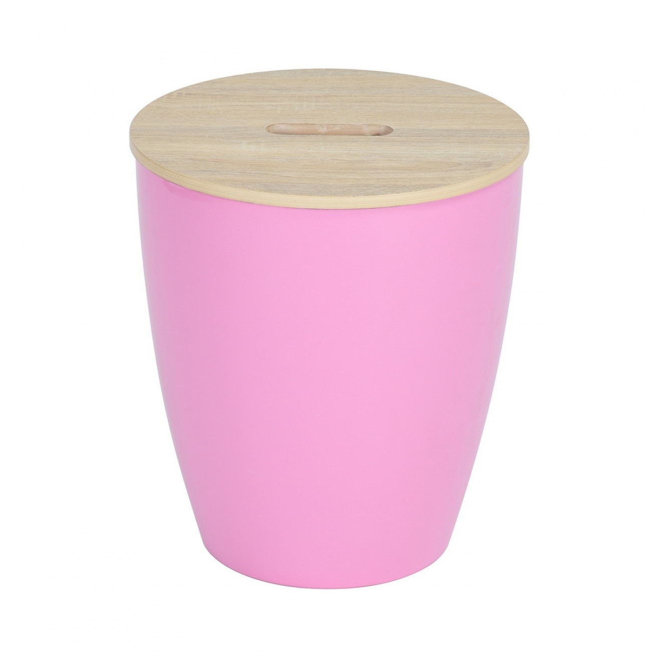 Taburet cu spatiu de depozitare Dale Unic Spot, 36.5 x 36.5 x 41.5cm, Roz