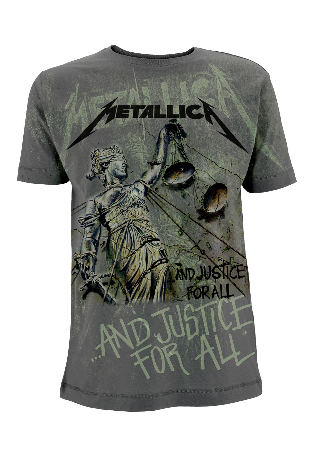 Exchange count up pronunciation Tricou gri deschis pentru barbati: Metallica - Justice Neon All Over, S -  eMAG.ro