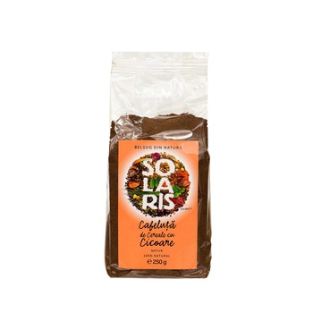 Cafeluta de cereale si cicoare natur punga, Solaris, 250 g Cafeluta de cereale si cicoare natur punga, Solaris, 250 g