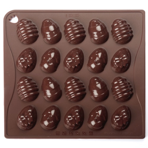 Forma Silicon Chocoice Oua decorate, 20 cavitati