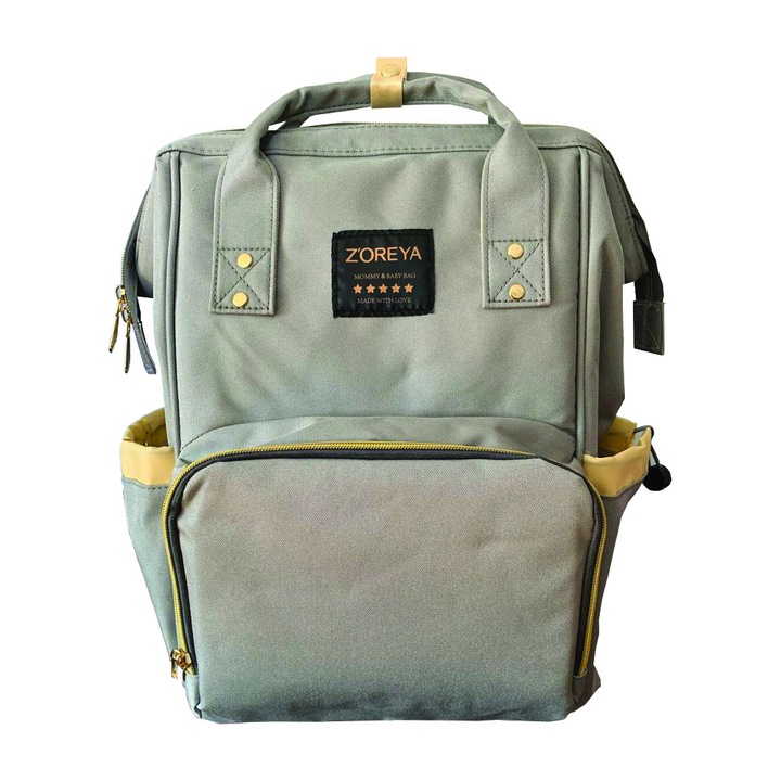 Чанта-Раница за Бебе, Деца и Майки, Дамска чанта от Umar/Кол с USB за телефон З'орея, Сива