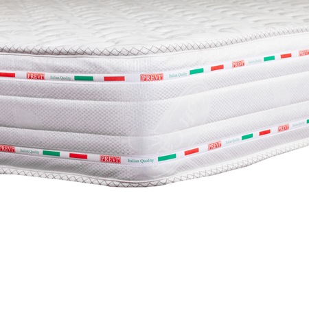 Saltea ortopedica PREVI, Medical Bio Memory Aquagel, 140x200x18cm, spuma poliuretanica cu memorie 2 cm, reversibila, hipoalergenica, sistem aerisire, tratat cu Aloe Vera, ferma