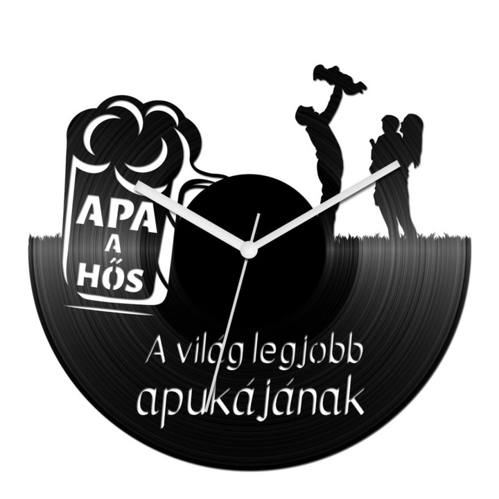 A világ legjobb apukája bakelit óra