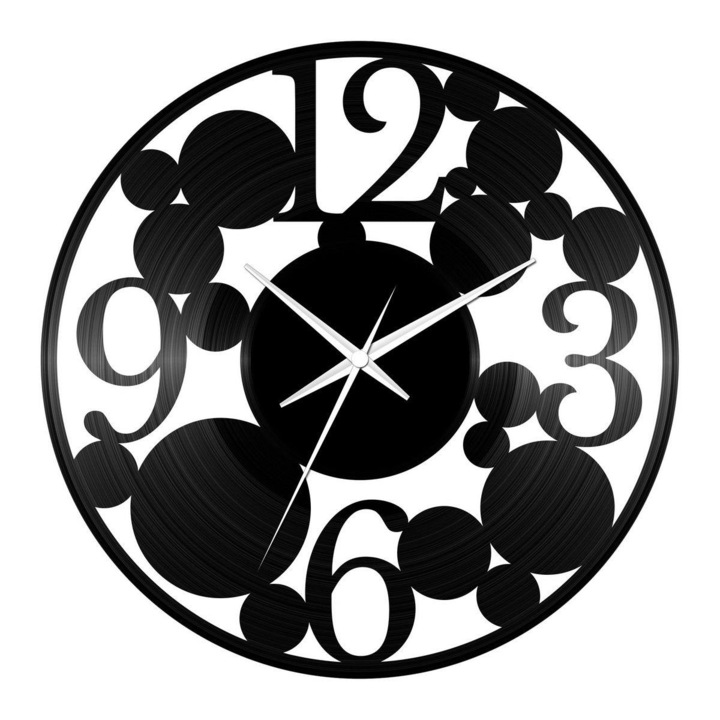 Nagy számos bakelit óra körökkel