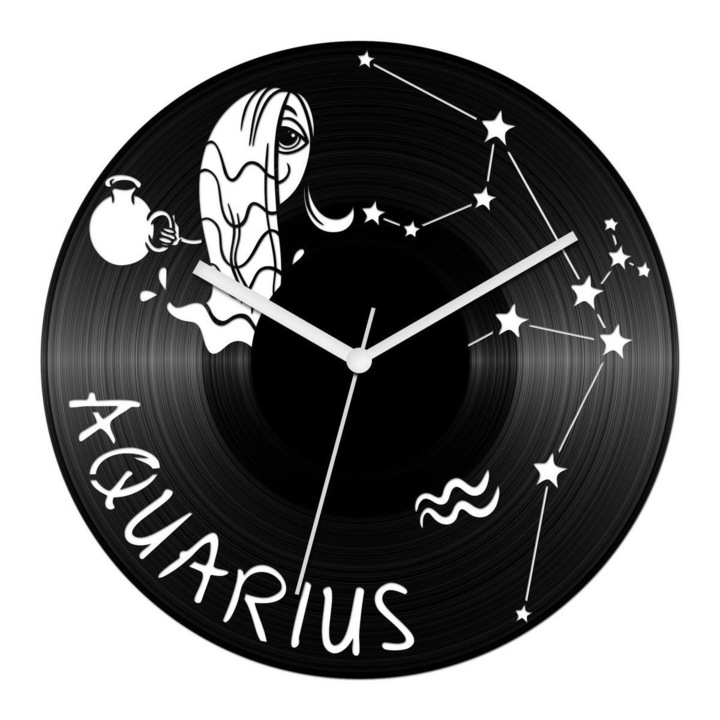 Vicces Vízöntő csillagjegyes bakelit óra