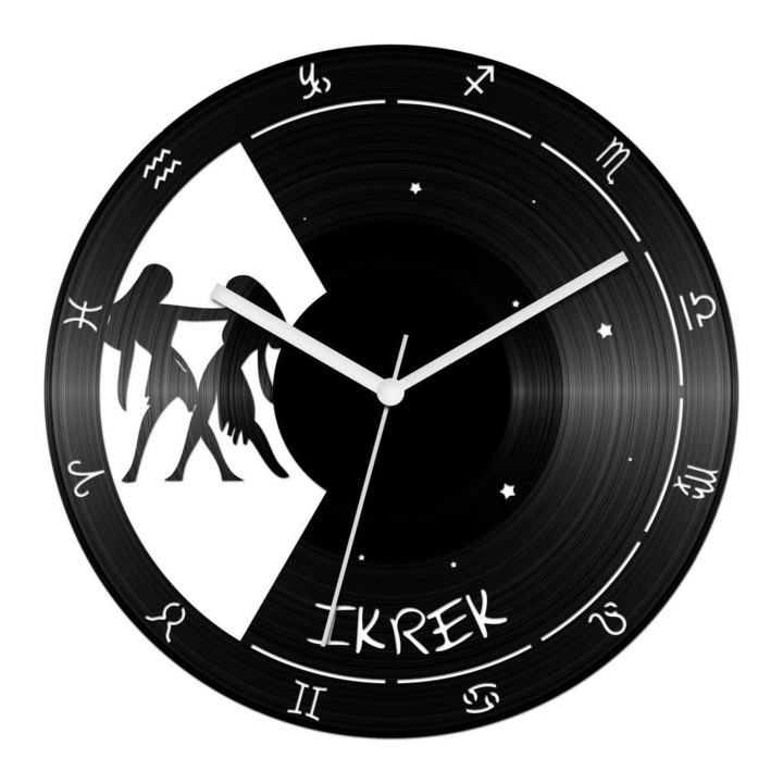 Ikrek csillagjegyes bakelit óra