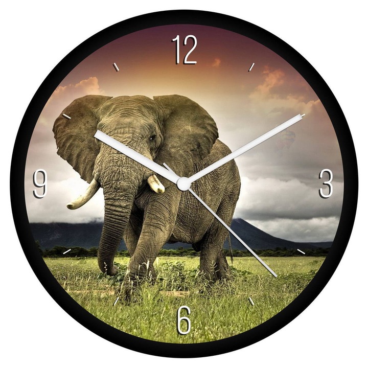 Elefánt falióra - negyedes