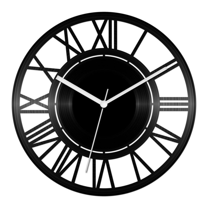 Nagy római számos bakelit óra