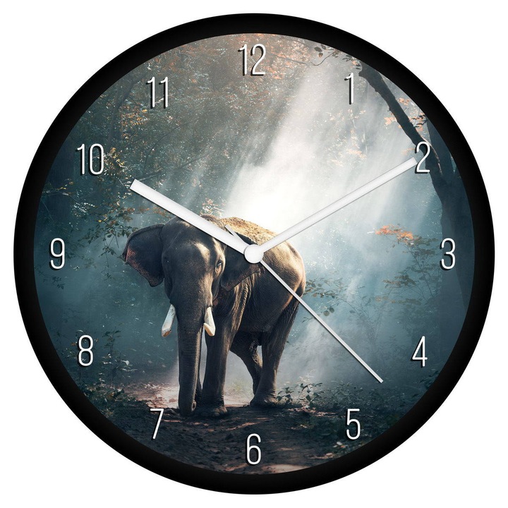 Elefánt az erdőben falióra - számos