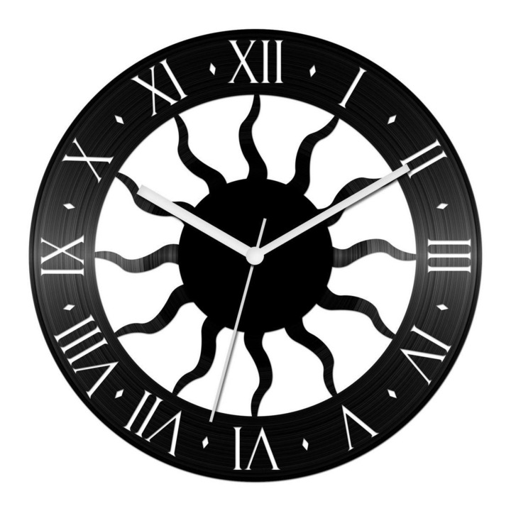 Napsugaras bakelit óra római számokkal