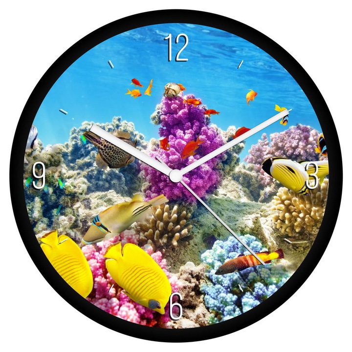 Tengeri élővilág falióra - negyedes