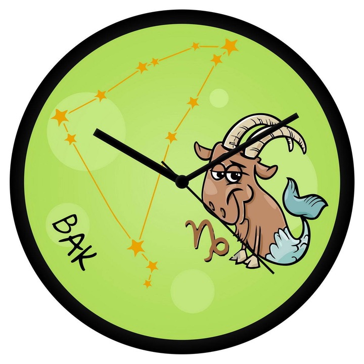 Vicces Bak csillagjegyes falióra