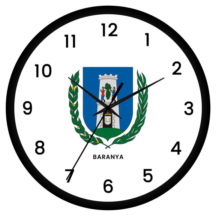 Baranya megye címeres falióra - számos