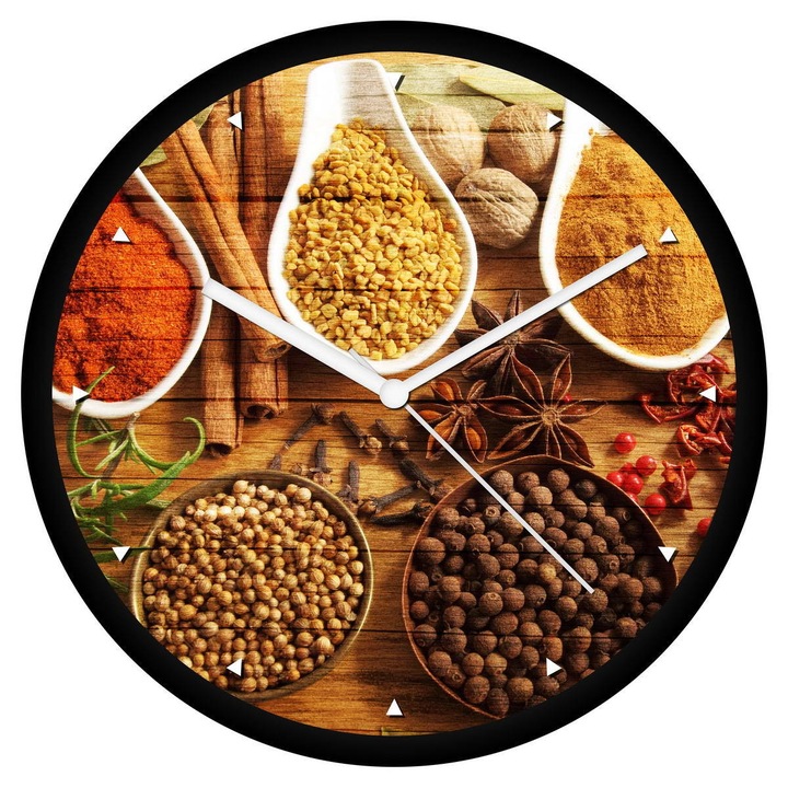 Fűszer falióra - órás