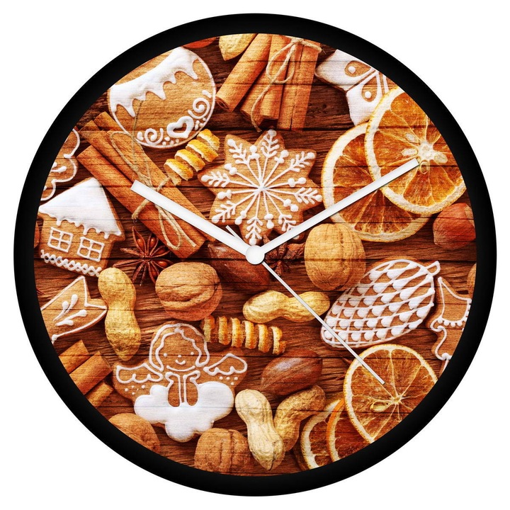 Karácsonyi nyalánkságok falióra