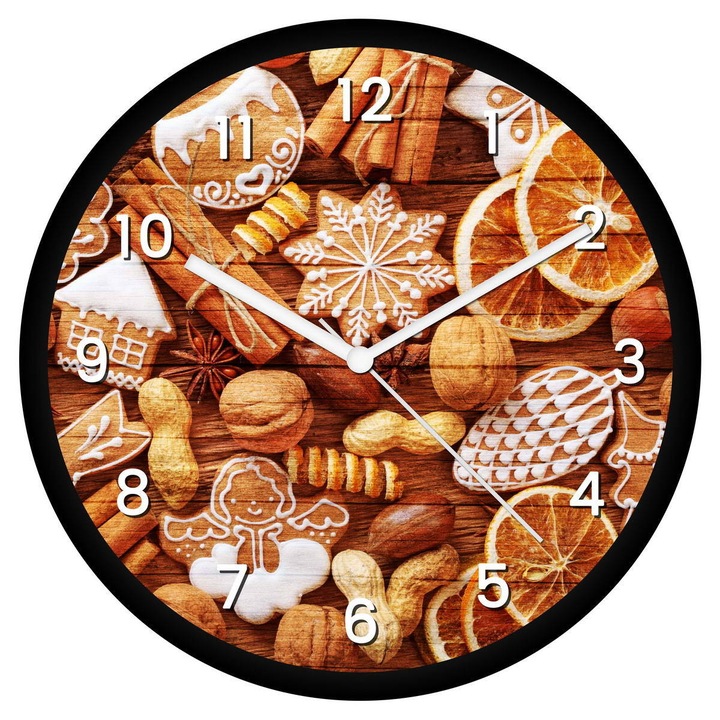 Karácsonyi nyalánkságok falióra - számos