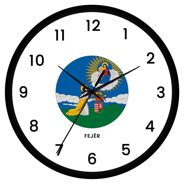 Fejér megye címeres falióra - számos