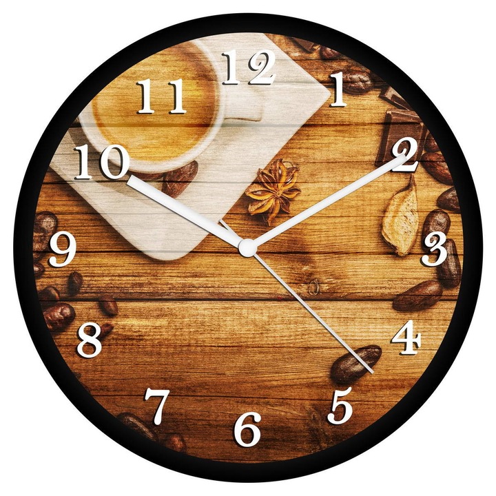 Kávés falióra - számos