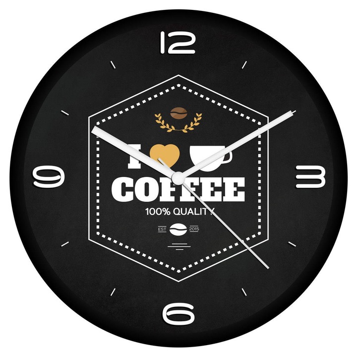 Kávé logós falióra 3