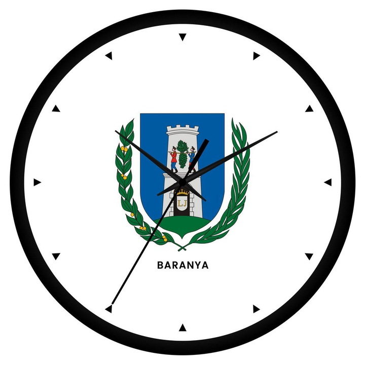 Baranya megye címeres falióra - órás