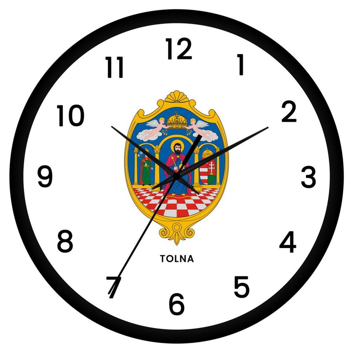 Tolna megye címeres falióra - számos