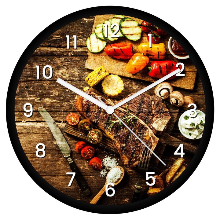 Grilltál falióra - számos