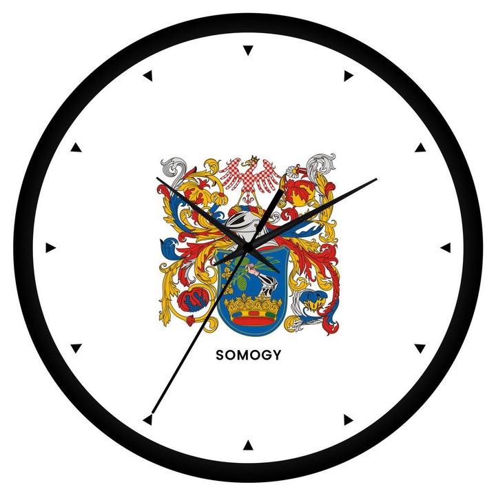 Somogy megye címeres falióra - órás