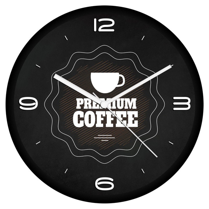 Kávé logós falióra 5