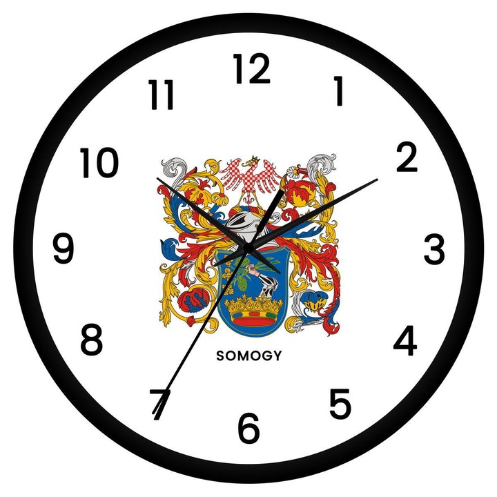 Somogy megye címeres falióra - számos