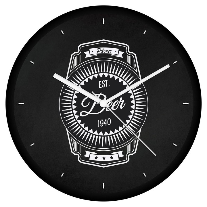 Sör logós falióra 2 - órás