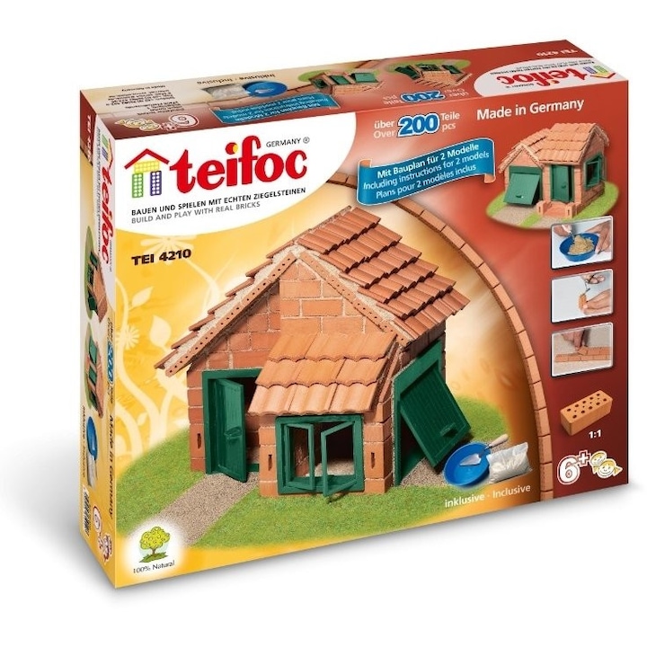 Teifoc valósághű házépítő készlet
