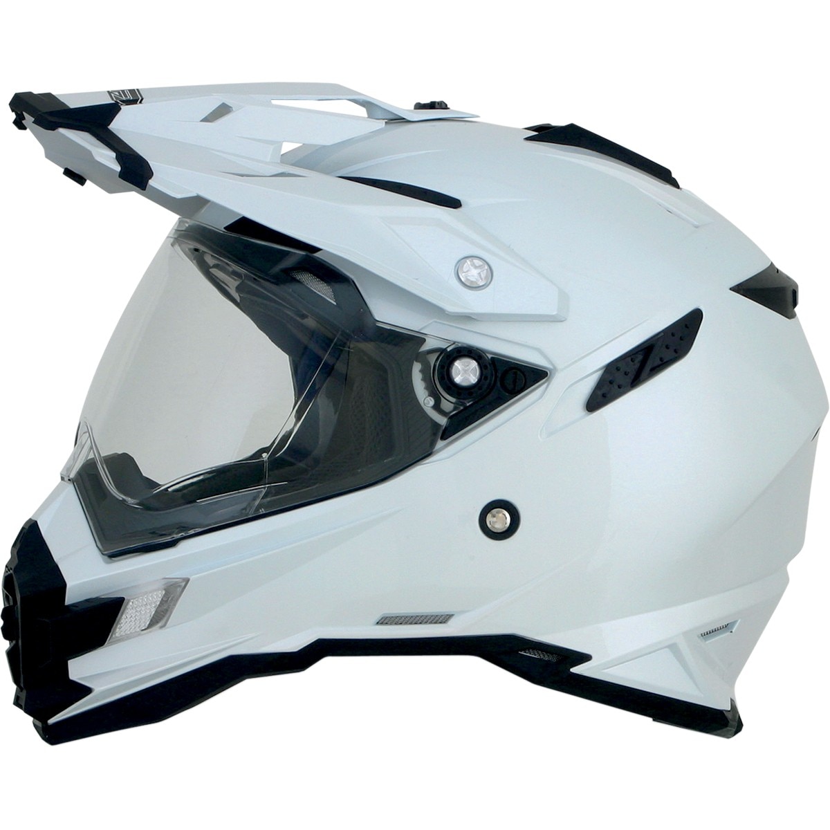 Casca moto cross enduro fx 41 ds alb perlat xs