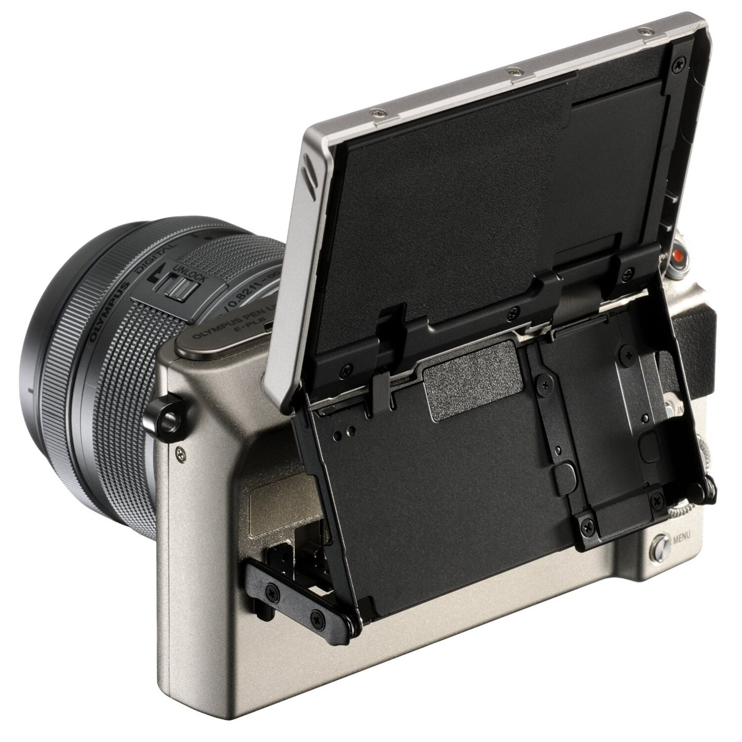 Olympus EPL6 Mirrorless Fényképezőgép, 16.1MP, Body, Ezüstszürke + 1442mm EZM1442 II R