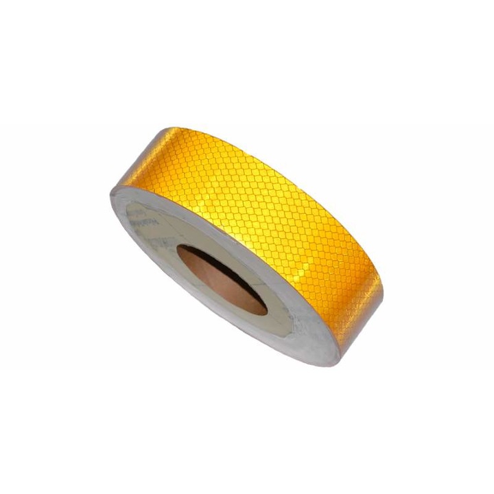 Roll Honeycomb sárga fényvisszaverő szalag 5cm x 1m