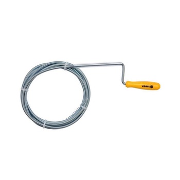 Cablu pentru desfundat tevi Vorel 55542, lungime 3m, diametru 5mm Cablu pentru desfundat tevi Vorel 55542, lungime 3m, diametru 5mm