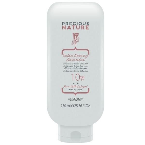 Oxidant Crema 3 % Alfaparf Milano Precious Nature Extra Creamy Activator 10 vol, Femei, 750 ml