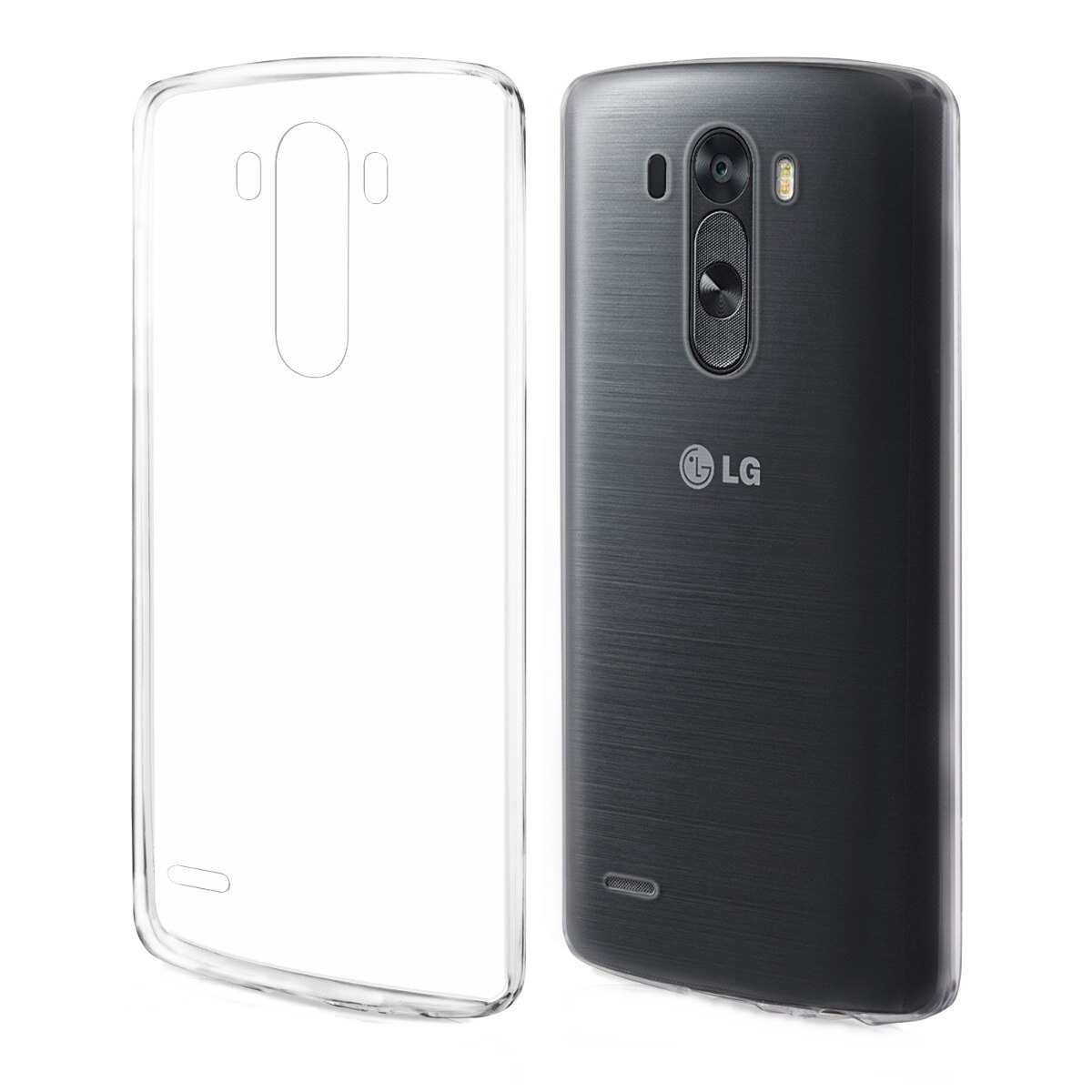 Husa Slim Silicon Lg G3,Transparenta