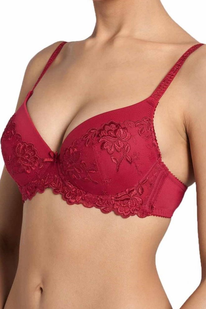 Sutien, Triumph Sexy Angel WHU, Rosu inchis (Bordo, Rosu Bordeaux, 75C