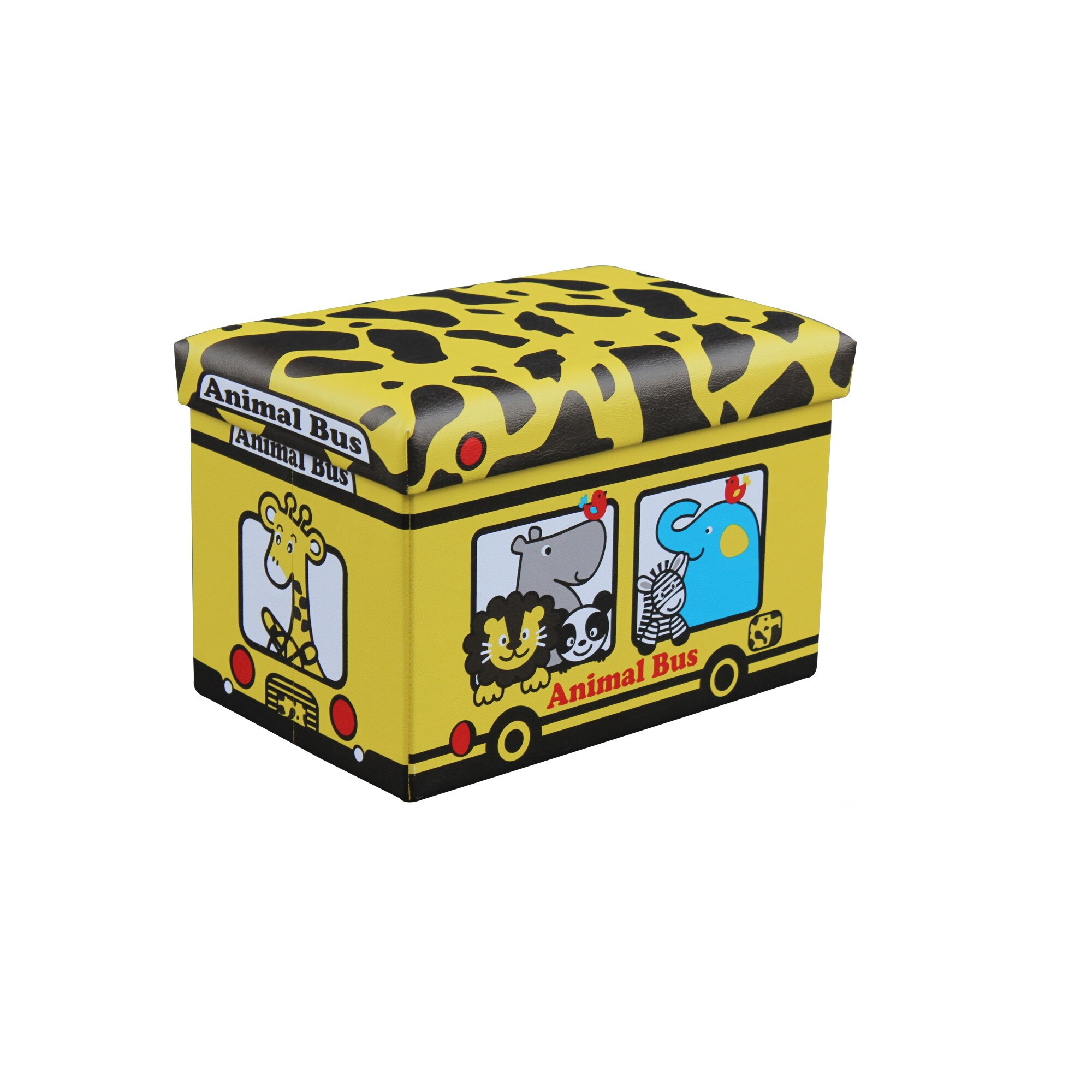 Taburet pliabil cu spatiu de depozitare 48 X 32 X 32 TB63 ANIMAL BUS