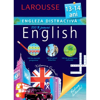Larousse. Engleza distractiva 13-14 ani Larousse. Engleza distractiva 13-14 ani