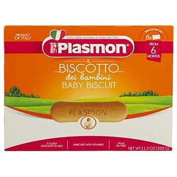 Biscuiti Plasmon cu cereale si vitamine, 320 g, de la 6 luni Biscuiti Plasmon cu cereale si vitamine, 320 g, de la 6 luni
