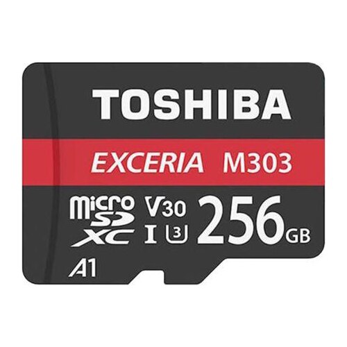 Card de memorie Toshiba MicroSDXC Exceria M303, 256GB ,UHS-I, U3 + Adaptor