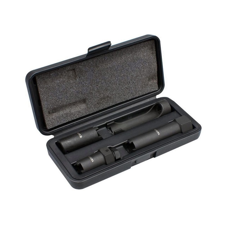 Set chei tubulare cu dinti pentru injectoare Yato Yt-1762, 1/2', Cr-Mo