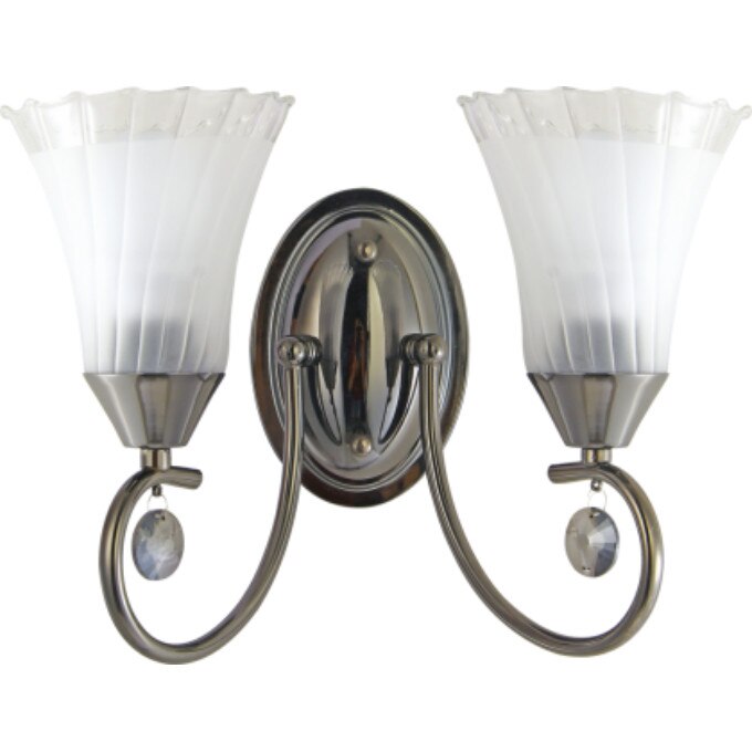 Aplica Mihaela Fume+Alb 2XE27 60W