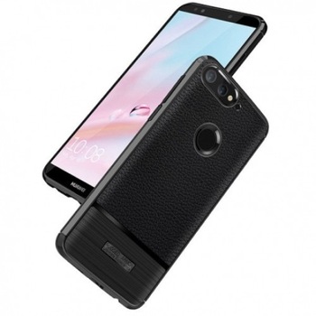 Husa HUAWEI Y9 2018 Carbon Rugged Negru Husa HUAWEI Y9 2018 Carbon Rugged Negru