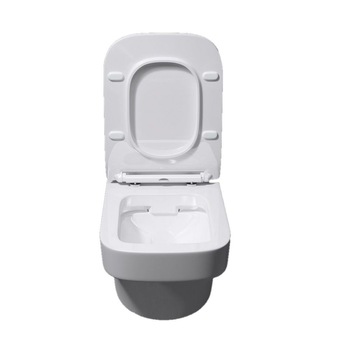 Vas toaleta, wc EGO-311, suspendat, fara bordura, capac soft-close inclus Vas toaleta, wc EGO-311, suspendat, fara bordura, capac soft-close inclus