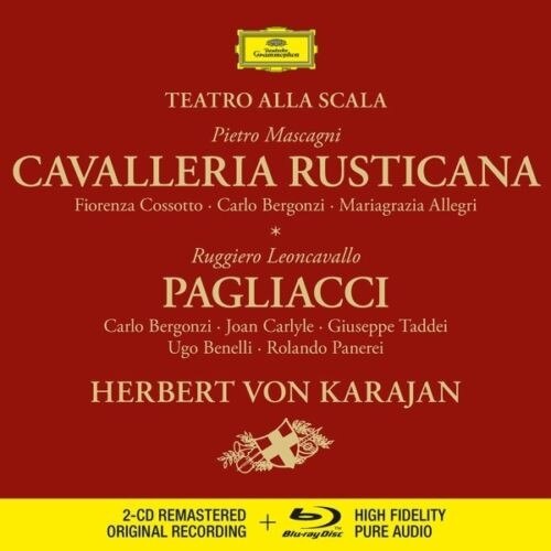 Herbert von Karajan - Mascagni: Cavalleria rusticana - Leoncavallo: Pagliacci (2CD/1BLU-RAY AUDIO)