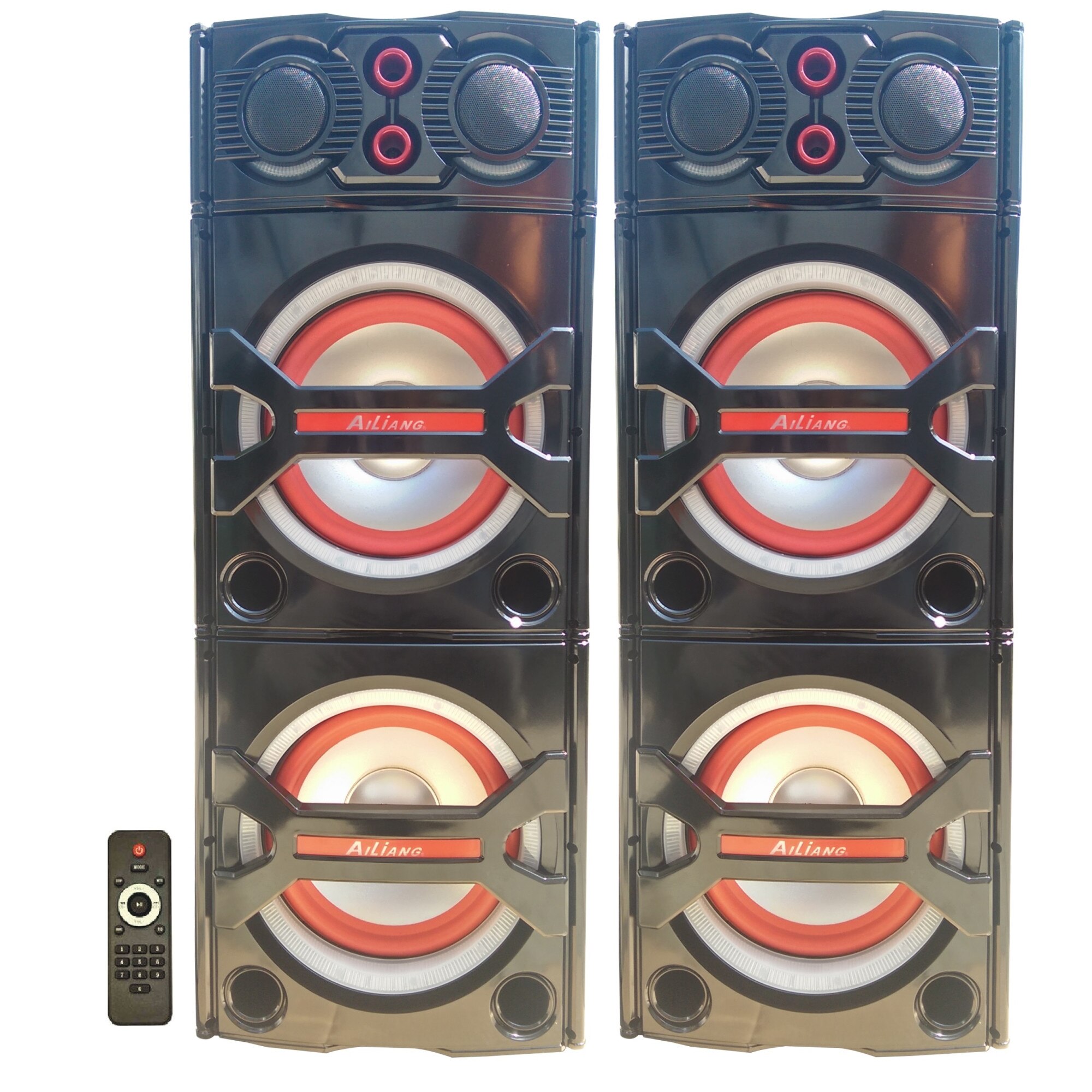 Boxe profesionale Ailiang cu joc lumini , usb , sd card , putere 460 W, 7420