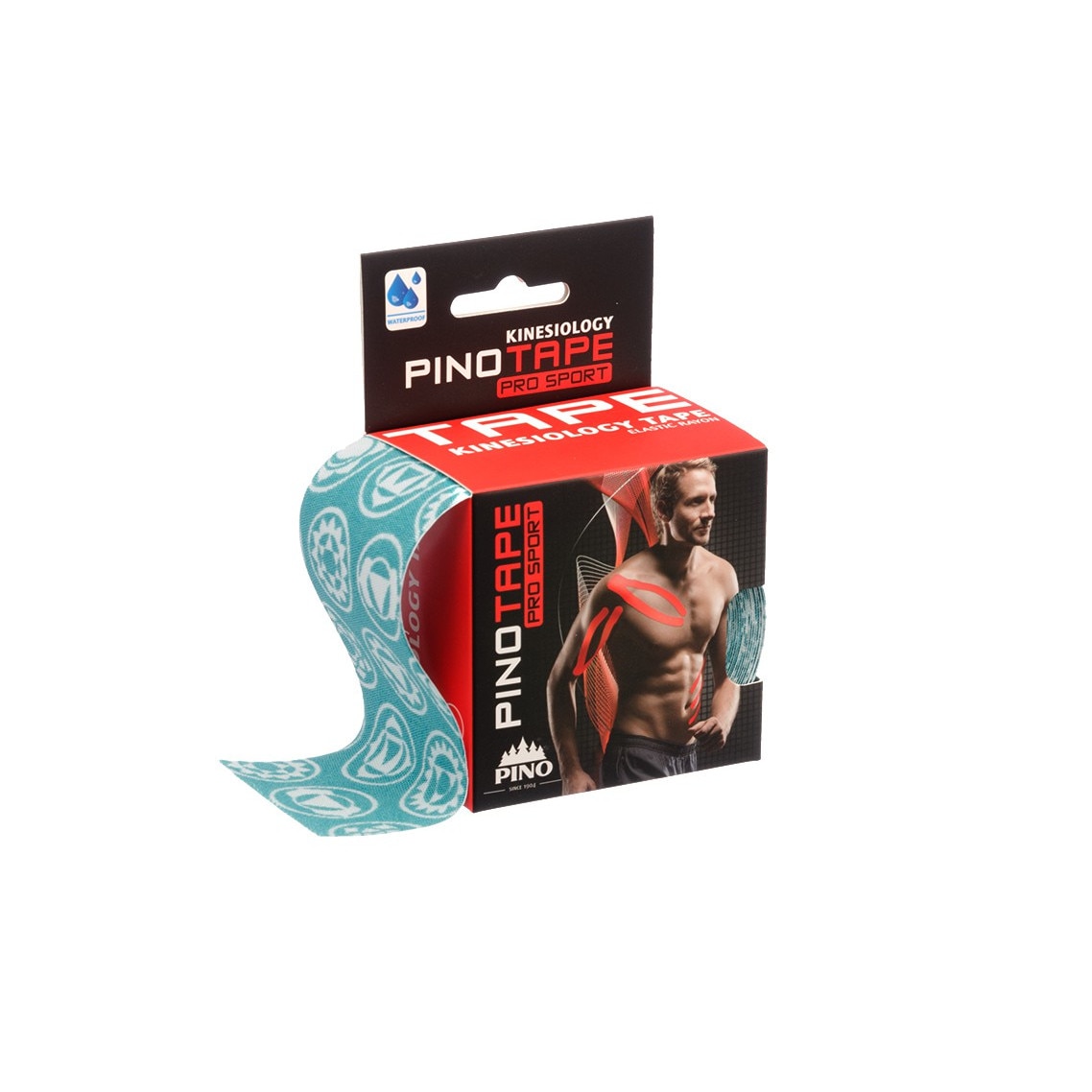 Banda kinesiologica bumbac PINOTAPE® pro Therapy 5cm x 5m Yoga