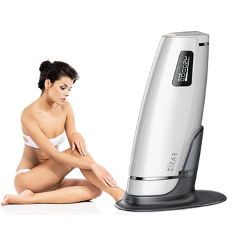 Epilator Laser Fasiz, Senzor Skin 600.000 impusuri Indepartarea parului, Rejuvenarea pielii, Curatarea acneei FZ606 White Epilator Laser Fasiz, Senzor Skin 600.000 impusuri Indepartarea parului, Rejuvenarea pielii, Curatarea acneei FZ606 White